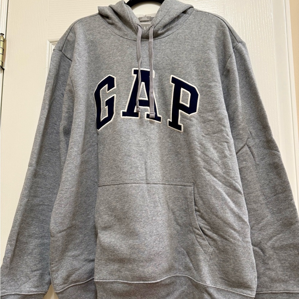 GAP Charcoal Gray Men's Hoodie - Picture 2 of 4